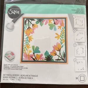 Sizzix Botanical Border Stencil